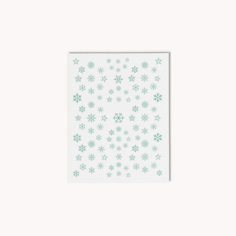 Nail Art Stickers • Blue Snowflakes • The Gel Collection™