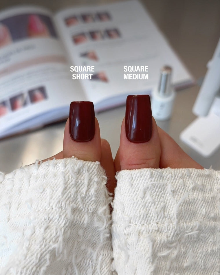 Gel Tips • Square Medium (360 st) • The Gel Collection