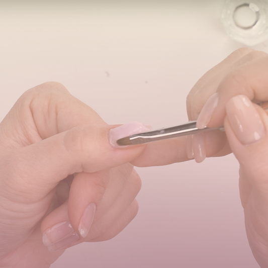 Steg för steg: förstärkning med polygel