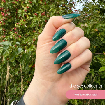 Gel Polish • 701 Evergreen (semi-transparent) • 21FREE