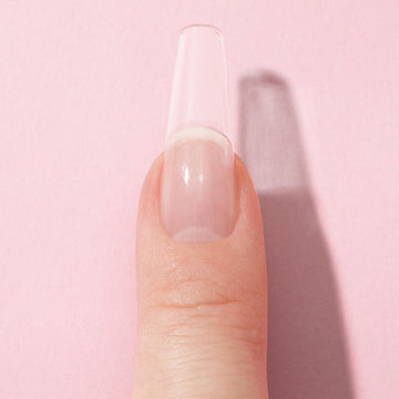 Soft Gel Press On-tippar • Coffin Long (600 st)