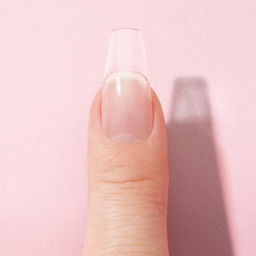 Soft Gel Press On-tippar • Coffin Medium (600 st)