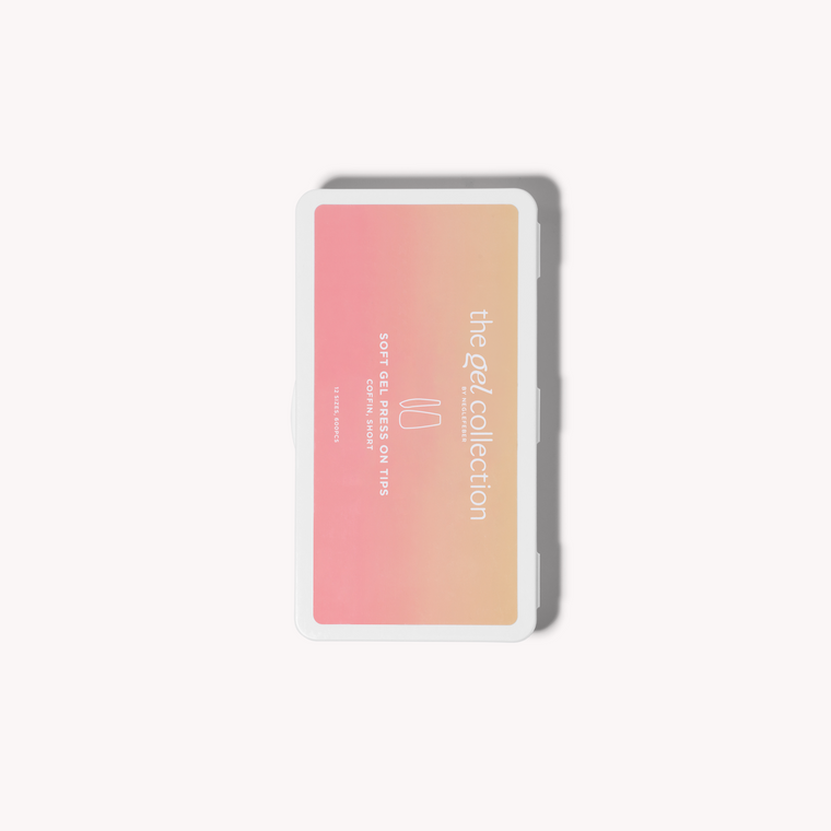 Soft Gel Press On-tippar • Coffin Short (600 st)