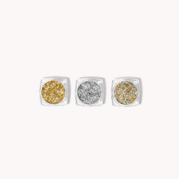 Hexagon Glitter • 3 st