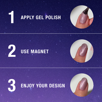 Cat Eye Velvet Gel Polish • Lilac Haze • 21FREE • The Gel Collection™