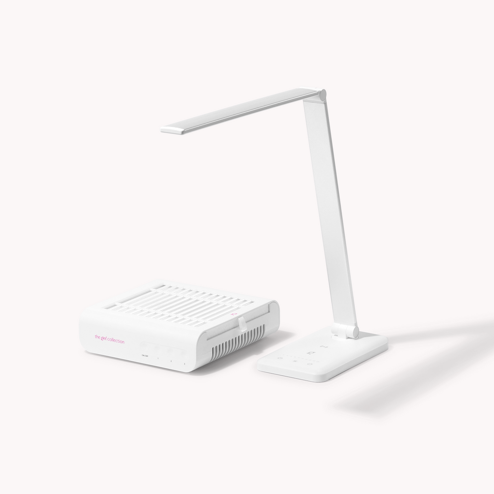 Paketerbjudande • Nail Dust Collector + Bordslampa
