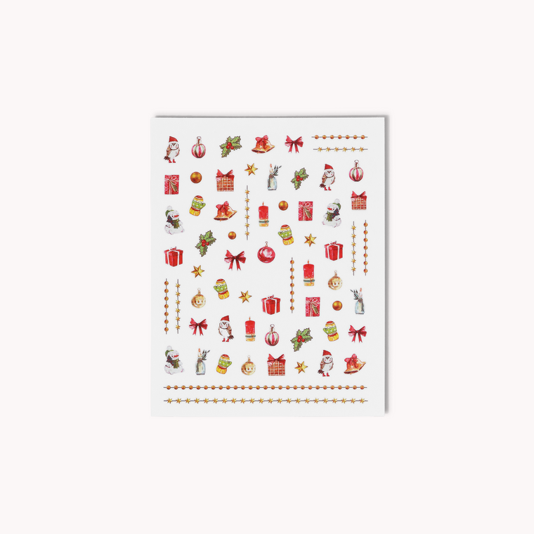 Nail Art Stickers • Jingle Bell Vibe • The Gel Collection™