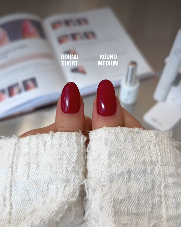 Gel Tips • Round Medium (360 st) • The Gel Collection